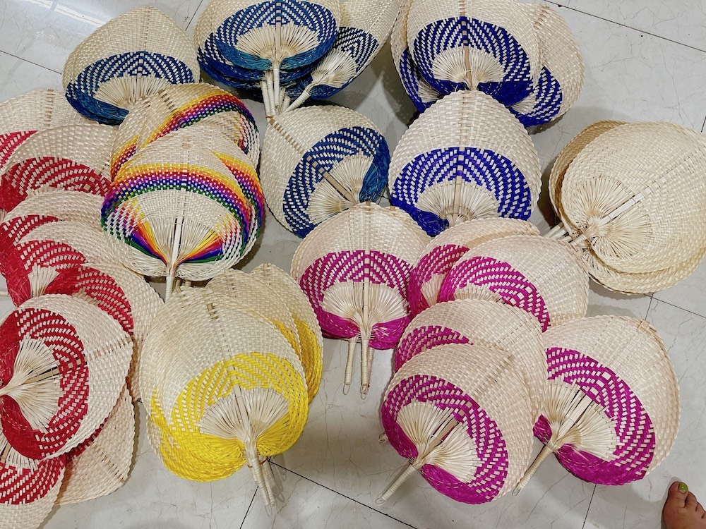 Quạt Nan- Quạt Cầm Tay Đan Thủ Công Decor / Treo tường