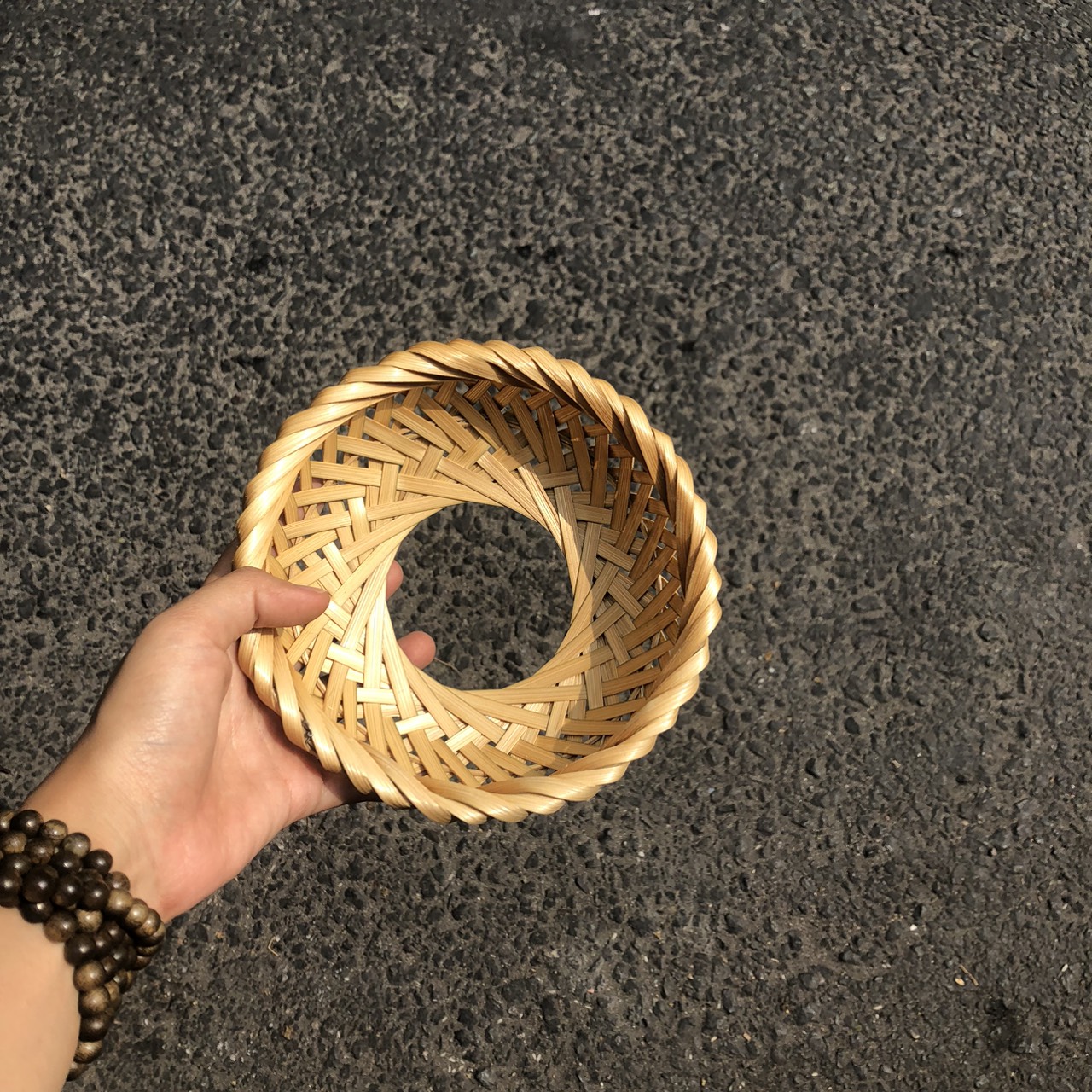 Rế Tre Đưng Nồi Đất - Rế Cơm Niêu Lót Nồi - Trang Trí Decor Treo Tường