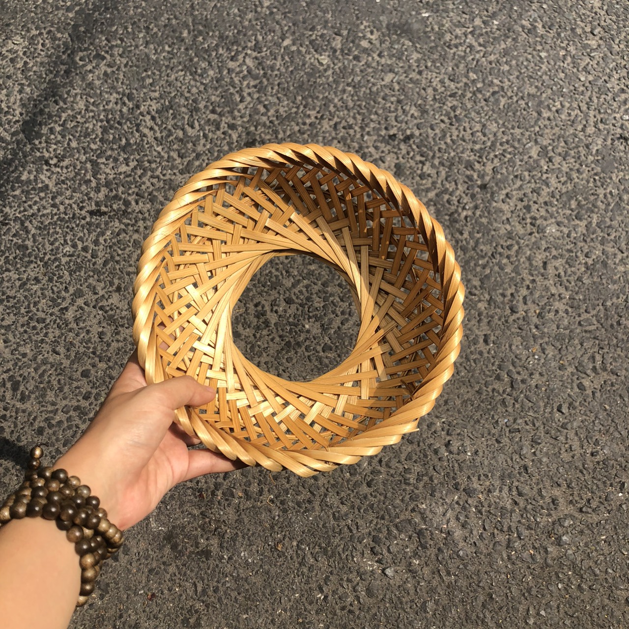 Rế Tre Đưng Nồi Đất - Rế Cơm Niêu Lót Nồi - Trang Trí Decor Treo Tường