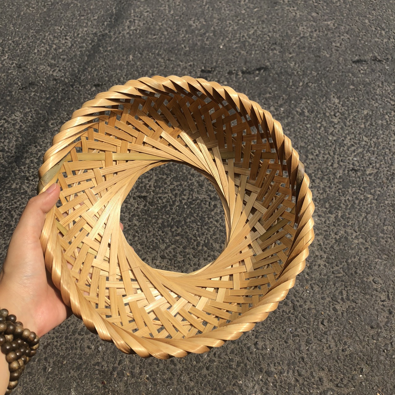 Rế Tre Đưng Nồi Đất - Rế Cơm Niêu Lót Nồi - Trang Trí Decor Treo Tường