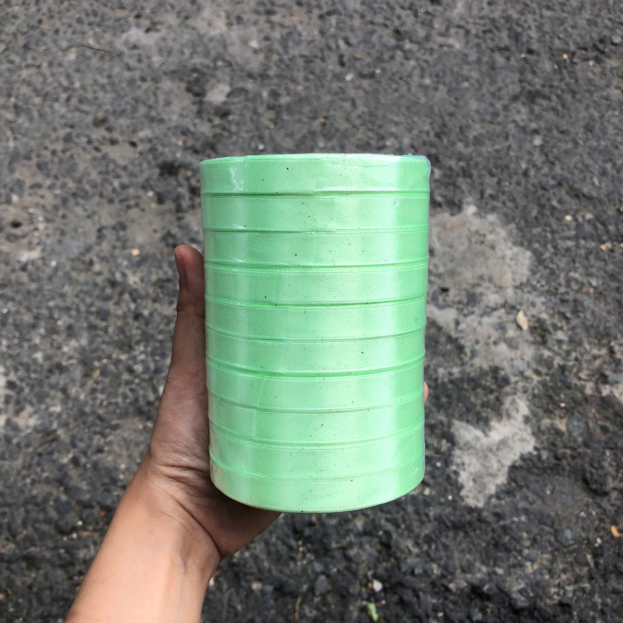 [1cm] Ruy Băng Lụa Đỏ Hồng Xanh - Ruy Băng trơn 1cm dài 22cm