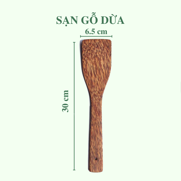 Sạn Gỗ Dừa Cao Cấp - Sạn Chiên Xào Gỗ