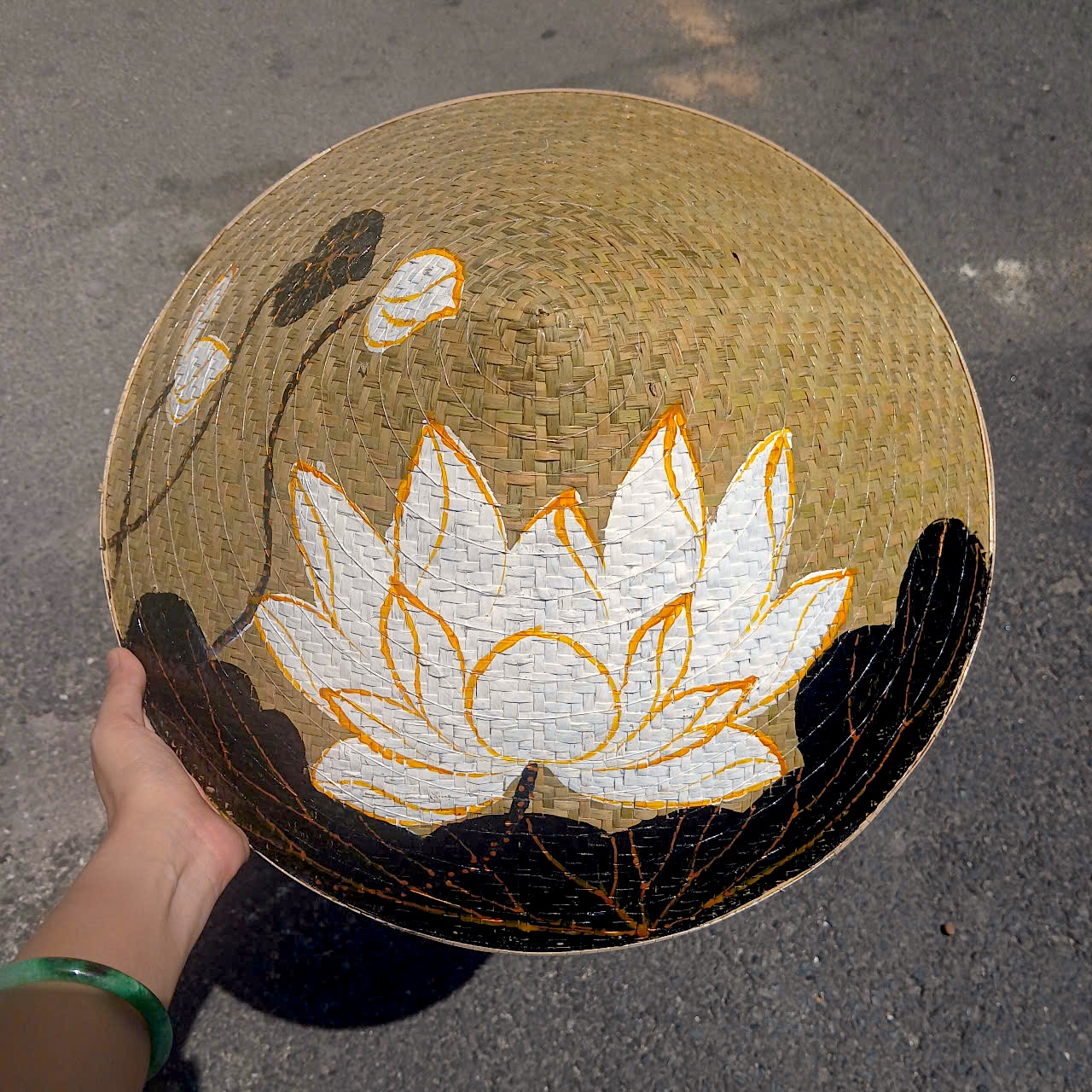 Nón lá cỏ bàng vẽ nhiều mẫu - Nón cỏ chắc chắn (mẫu đẹp)