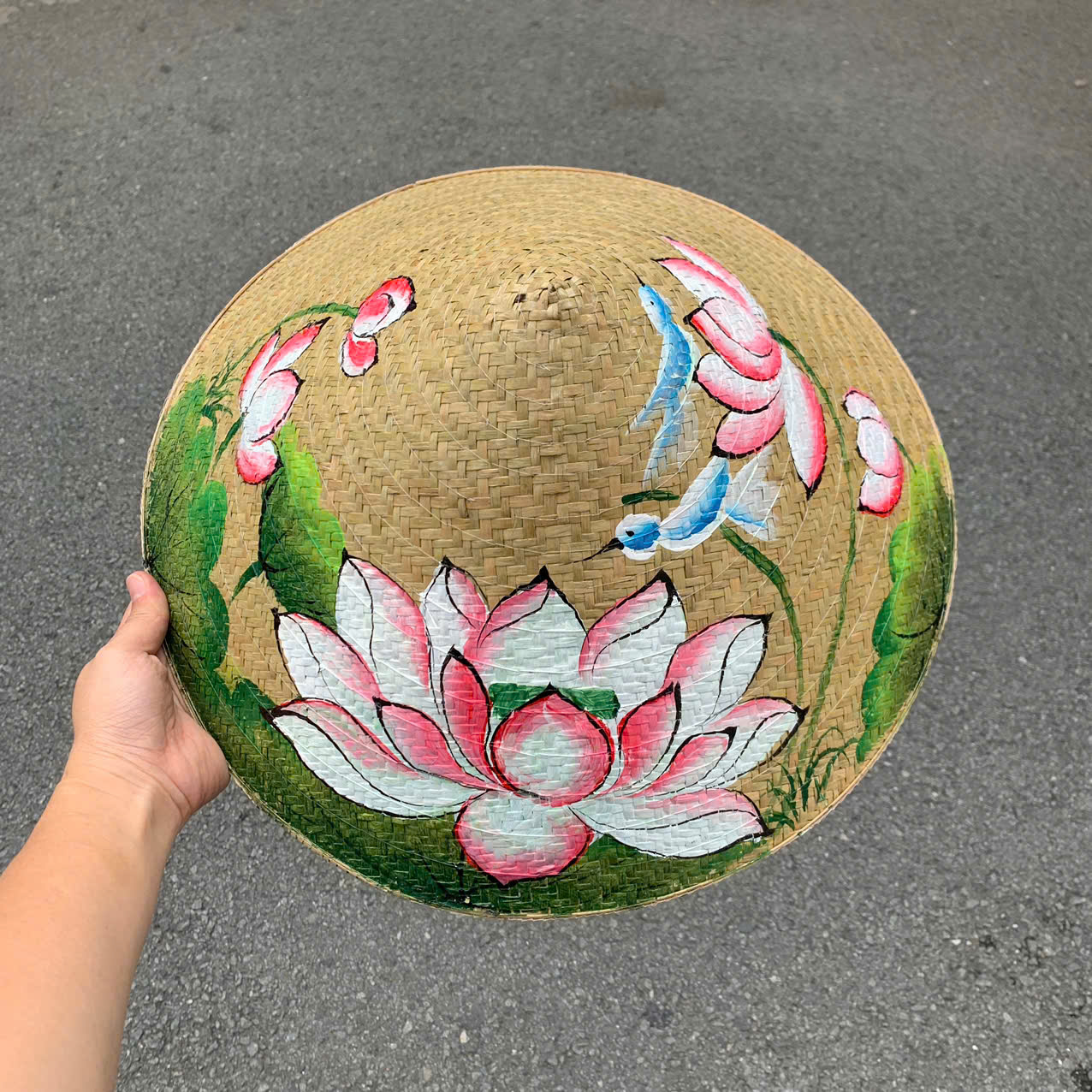 Nón lá cỏ bàng vẽ nhiều mẫu - Nón cỏ chắc chắn (mẫu đẹp)