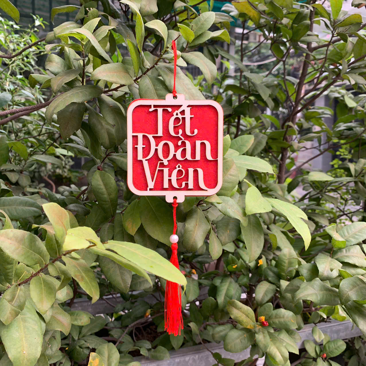 TAG GỖ treo trang trí hộp quà - THẺ TREO trang trí Tết, treo mai đào