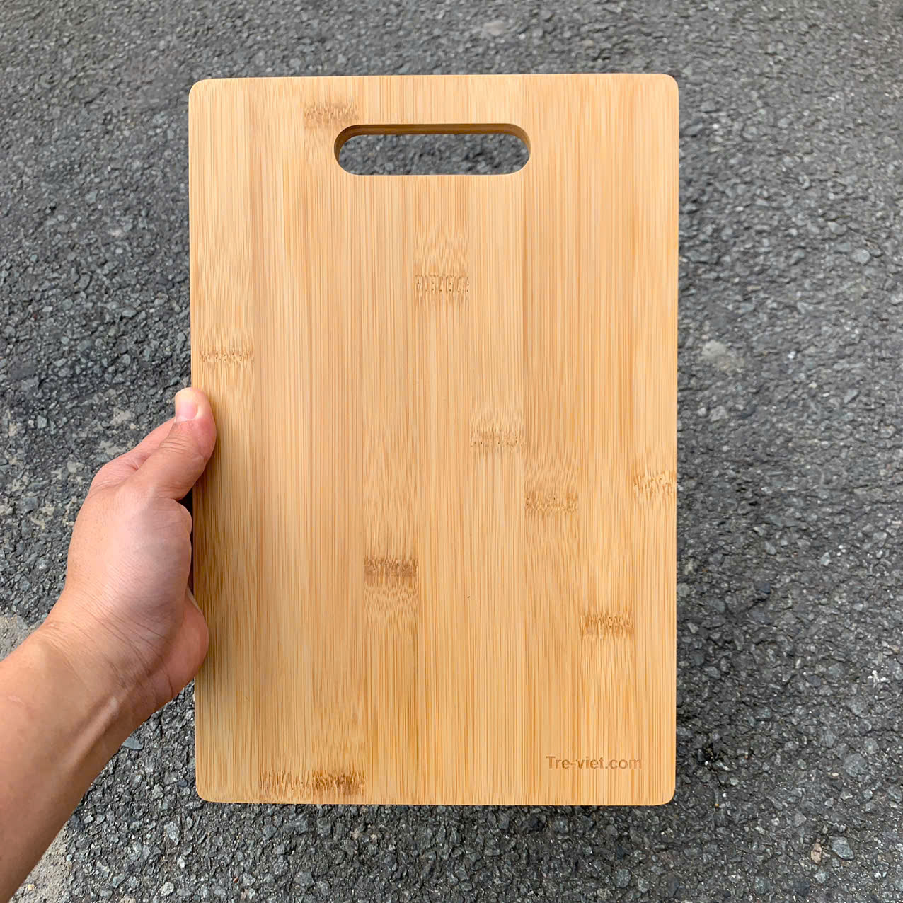 Thớt Tre Tròn Đẹp - Thớt Tre hình chữ nhật