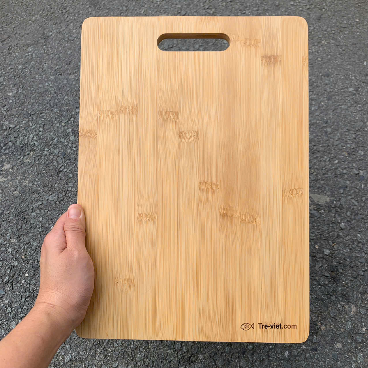 Thớt Tre Tròn Đẹp - Thớt Tre hình chữ nhật