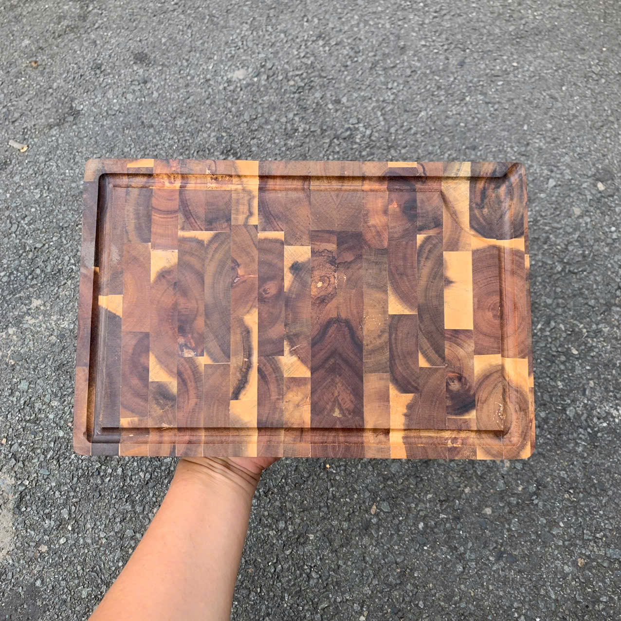 Thớt gỗ Teak 30x20x2.5cm - Thớt gỗ Tếch hình chữ nhật