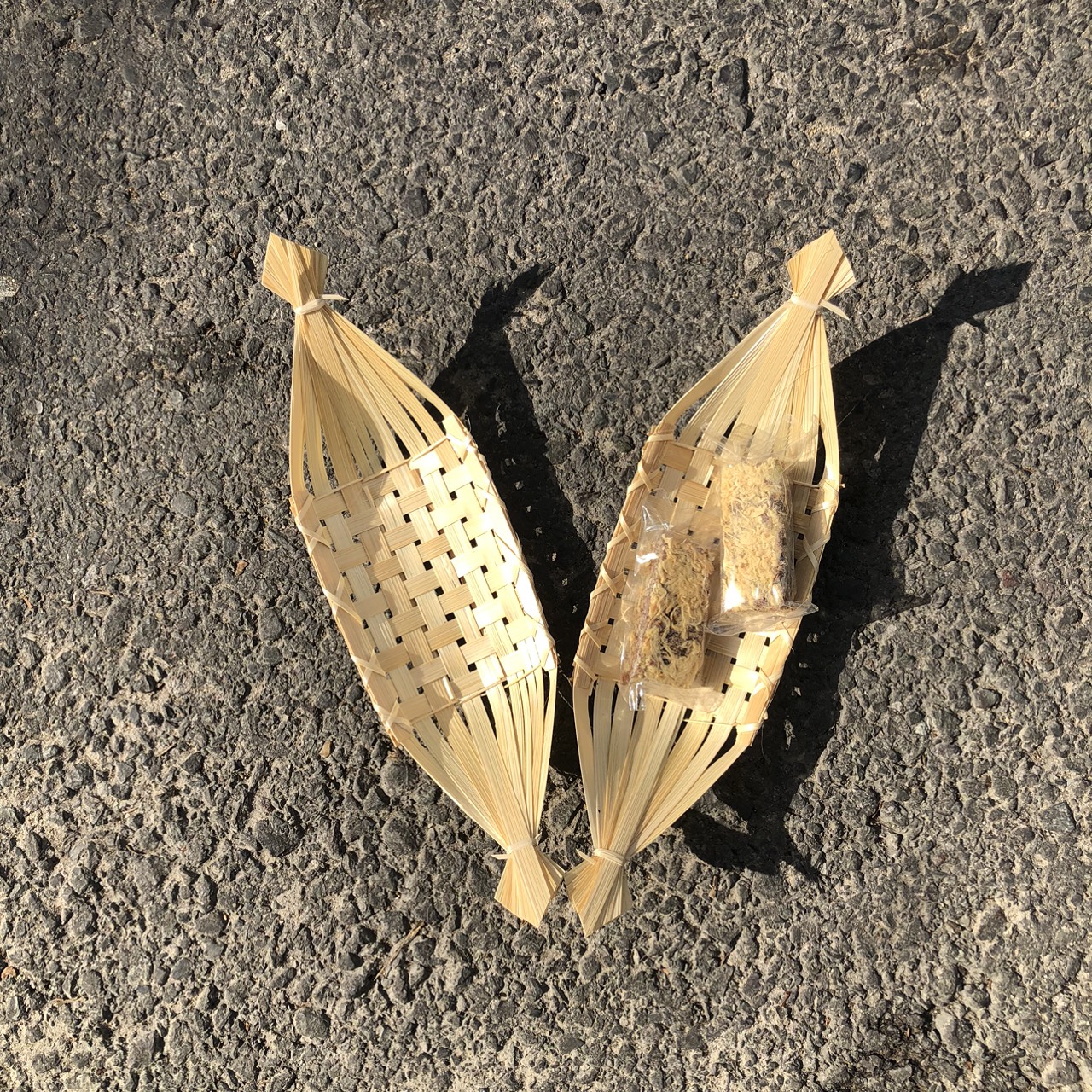 Thuyền Tre Đựng bánh kẹo Trang Trí - Dĩa tre đựng đồ chụp ảnh