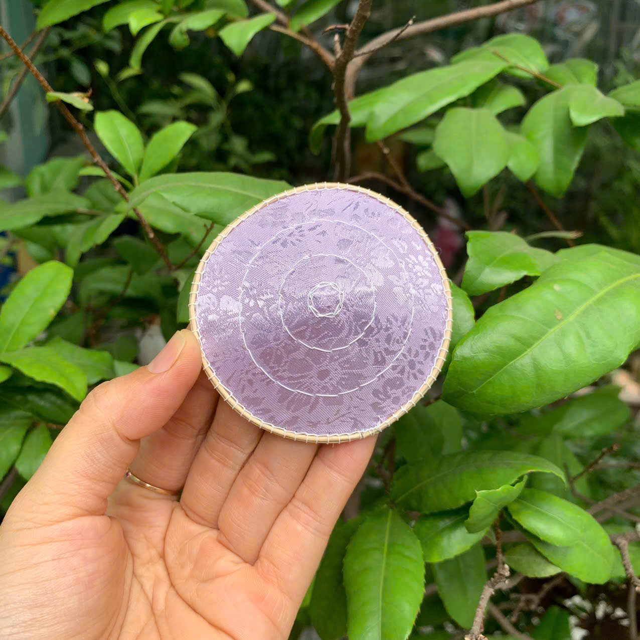 Móc khoá Nón Lá Lụa mini xinh xắn - Charm móc khoá làm quà tặng
