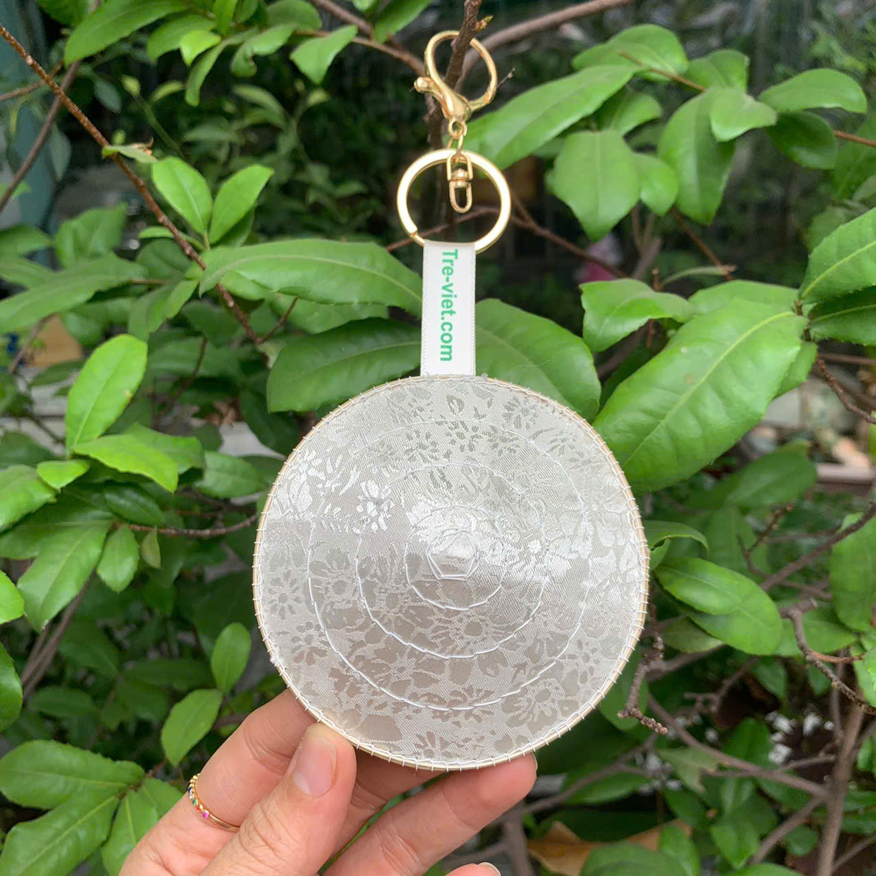 Móc khoá Nón Lá Lụa mini xinh xắn - Charm móc khoá làm quà tặng