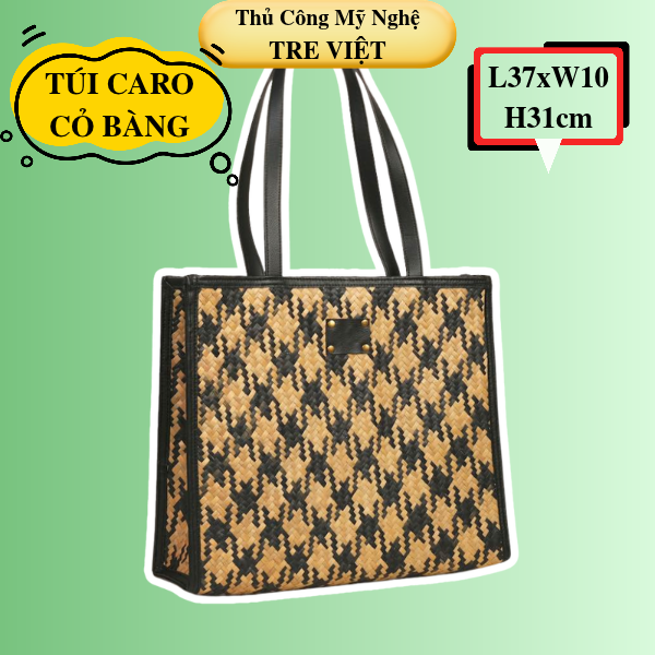 Túi Xách Caro Cỏ Bàng đi làm đi chơi