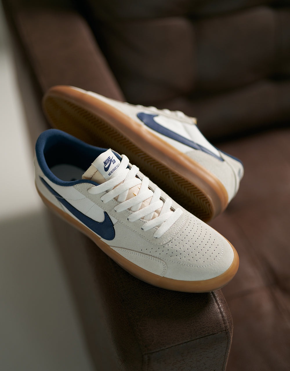 Giày Sneaker Chính Hãng - Nike SB Heritage Vulc - Summit White Navy Gum - CD5010-102