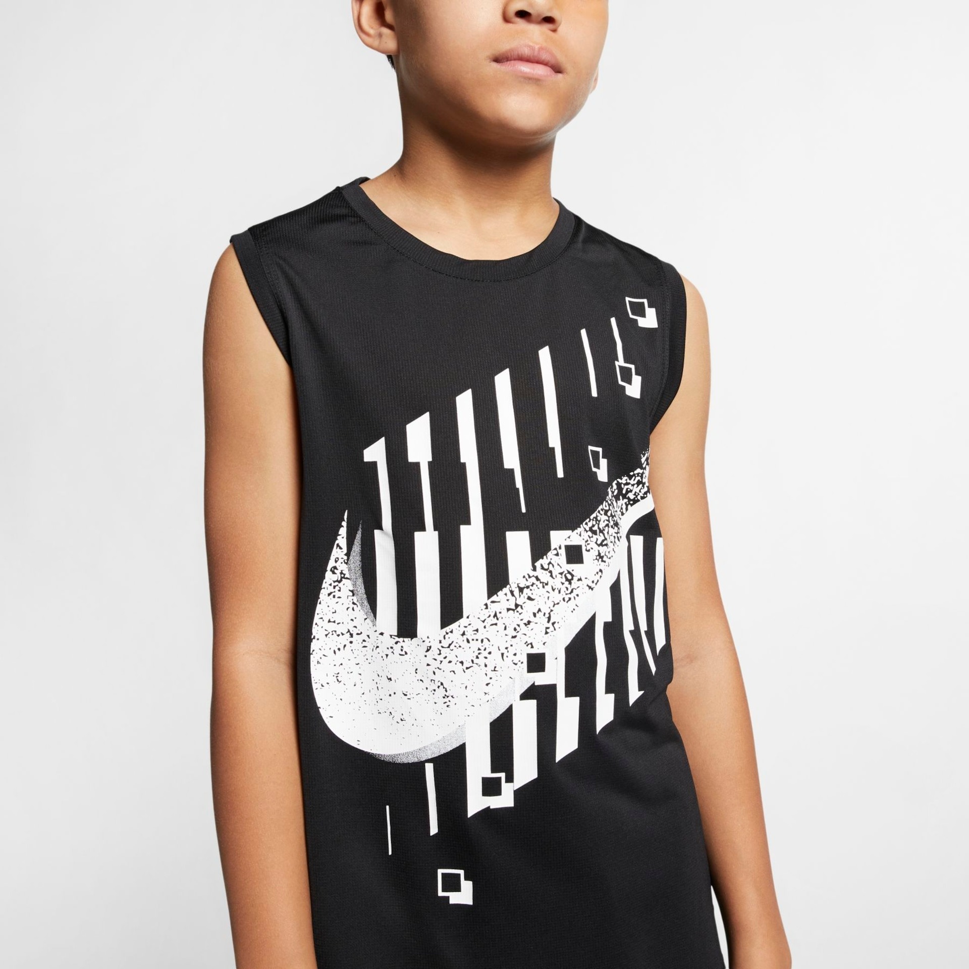 Áo Thun Trẻ Em - Regata Nike Dominate Infantil '' Black '' - AQ9556-010