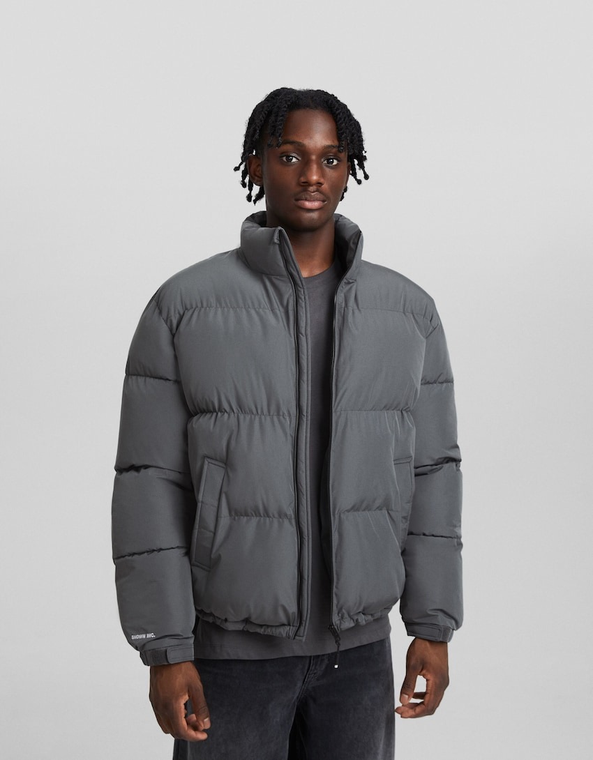 Áo Phao Chính Hãng - Bershka ''Grey'' - 6679-085-200