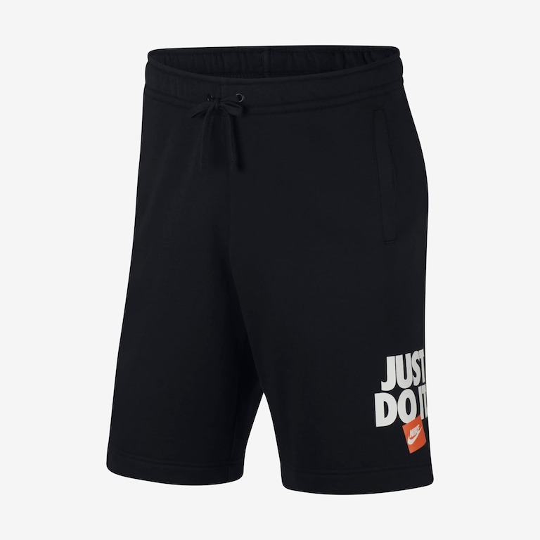 Quần Short Chính Hãng - Nike Men's Just Do It Fleece 'Black' - AR2865-010