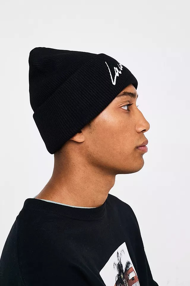 PHỤ KIỆN CHÍNH HÃNG - Mũ Len Lacoste LIVE Black Script Beanie - rb9423c9l