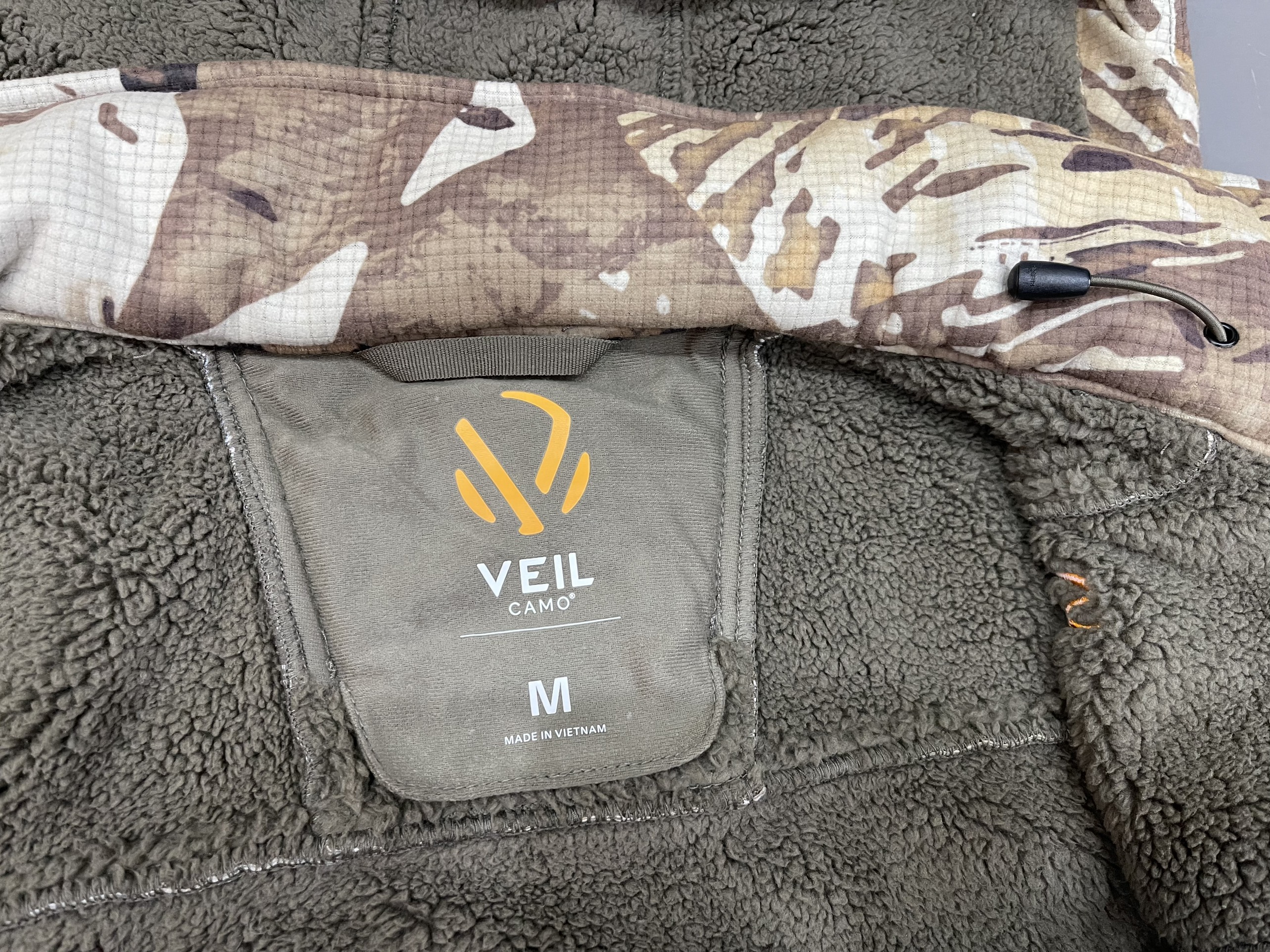 Áo Khoác Chính Hãng - Weil Camo M's Fleece jacket whitetall 'Gold' - TAL-510