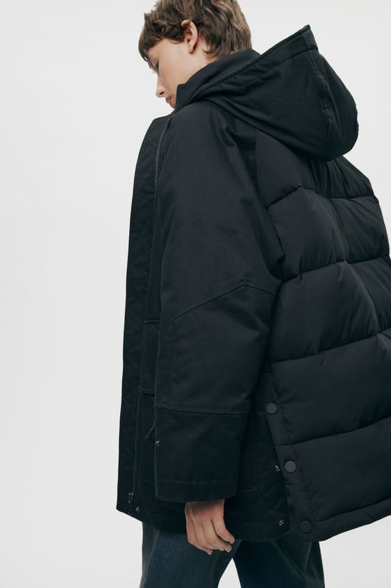 Áo Khoác Chính Hãng - Parka Zara 'Black' - 0518/240