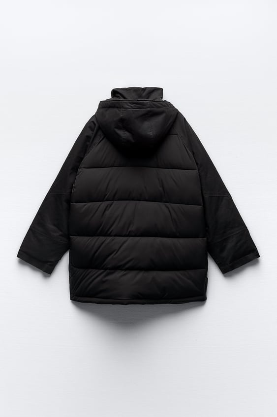 Áo Khoác Chính Hãng - Parka Zara 'Black' - 0518/240