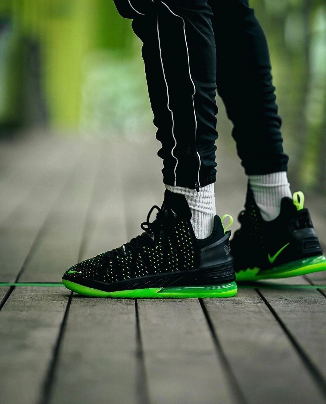Giày Bóng Rổ Chính Hãng Nike LeBron 18 “Dunkman” Electric Green - CQ9284-005