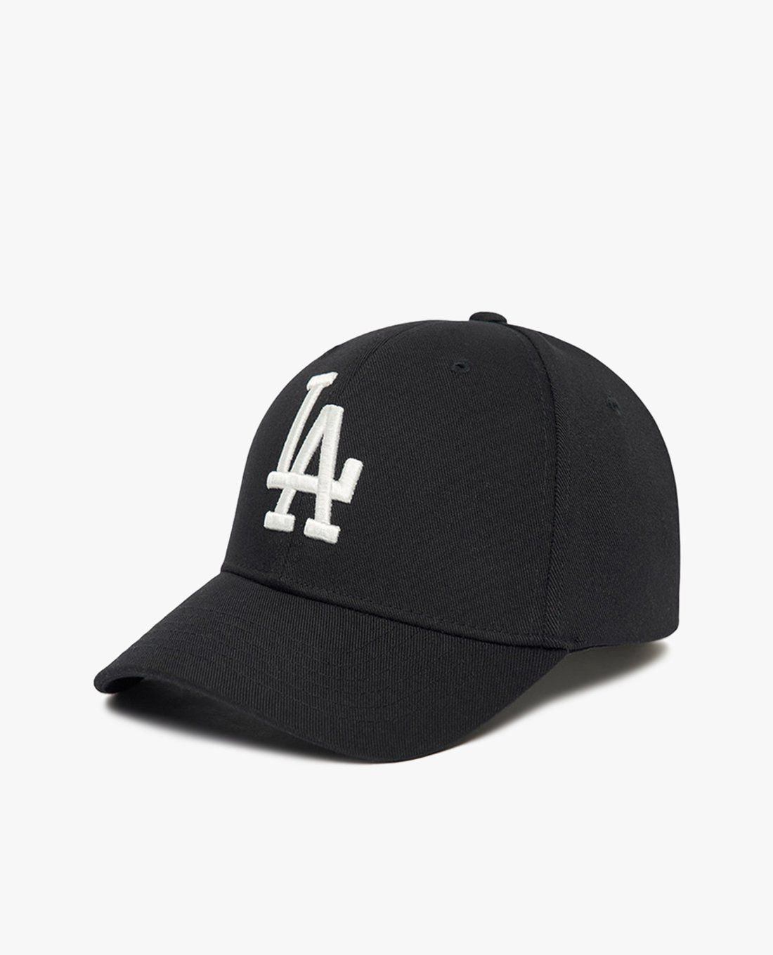 Phụ Kiện Chính Hãng - Mũ Nón Lưỡi Trai MLB Big Logo LA 'Black' New Fit Structurerai - 3ACP0802N