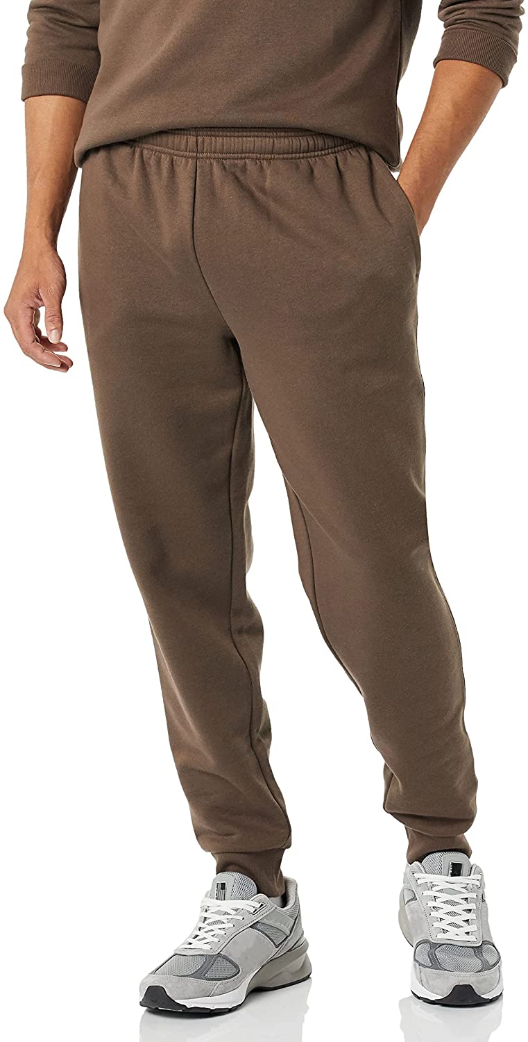 Quần Dài Chính Hãng -Amazon Essentials Men's Fleece Jogger Pant ''Brown