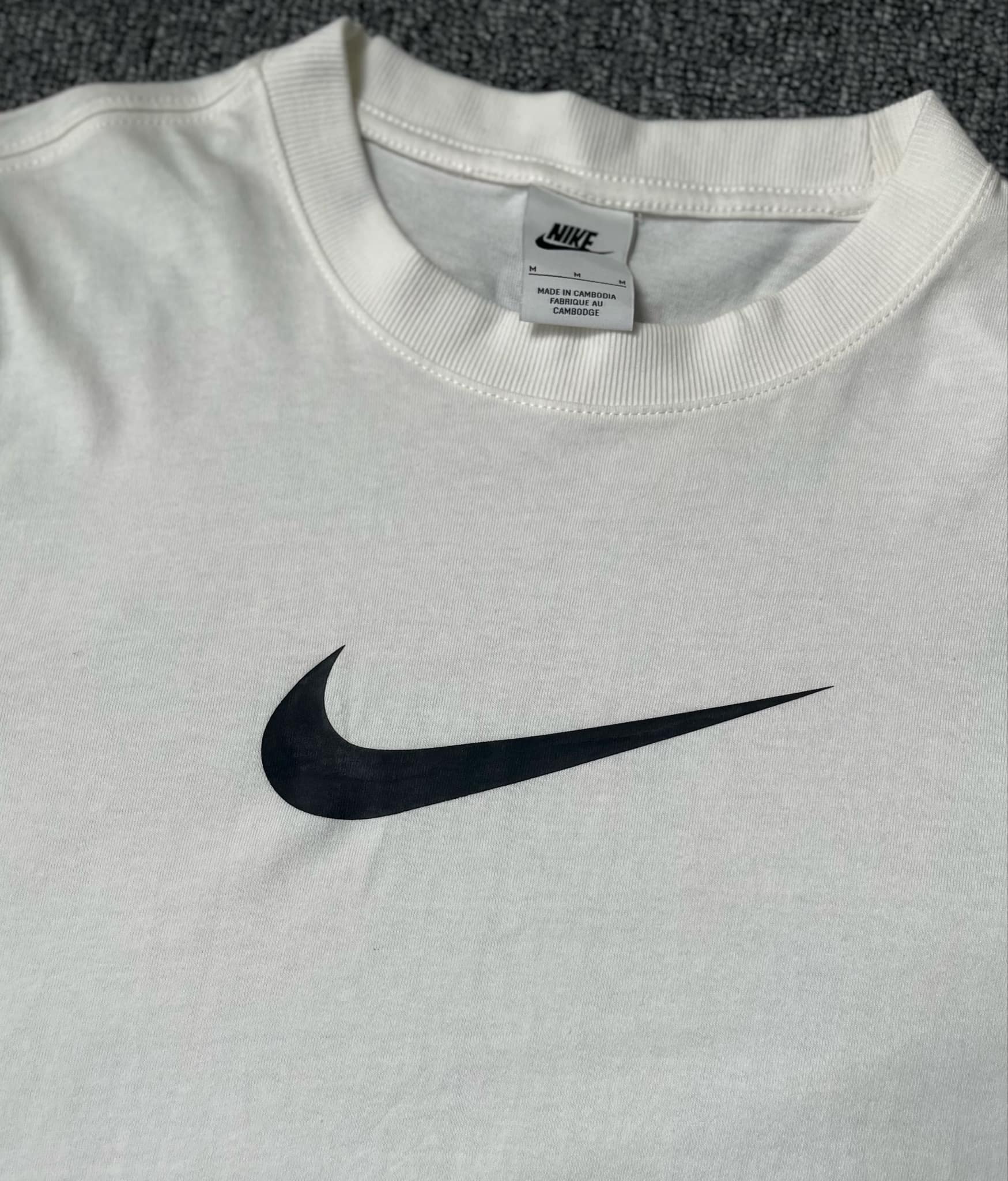 Áo Tshirts Chính Hãng - Nike Swoosh Casual White - DM4685-100