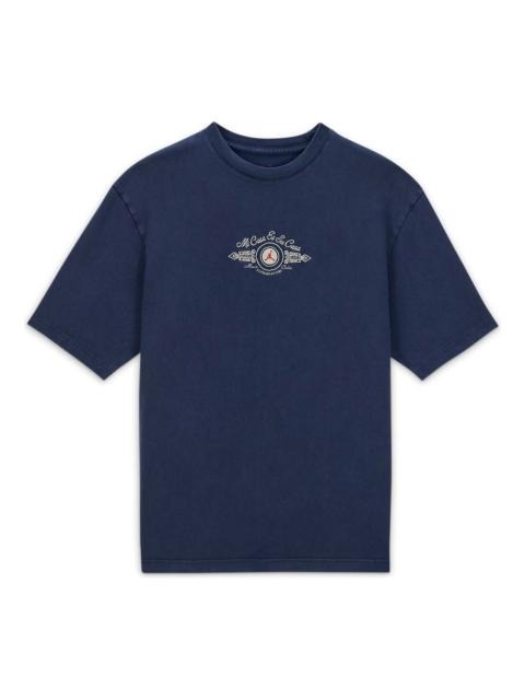 Áo Tshirts Chính Hãng - Air Jordan x SoleFly T-Shirt 'Blue' -  FQ3802-410