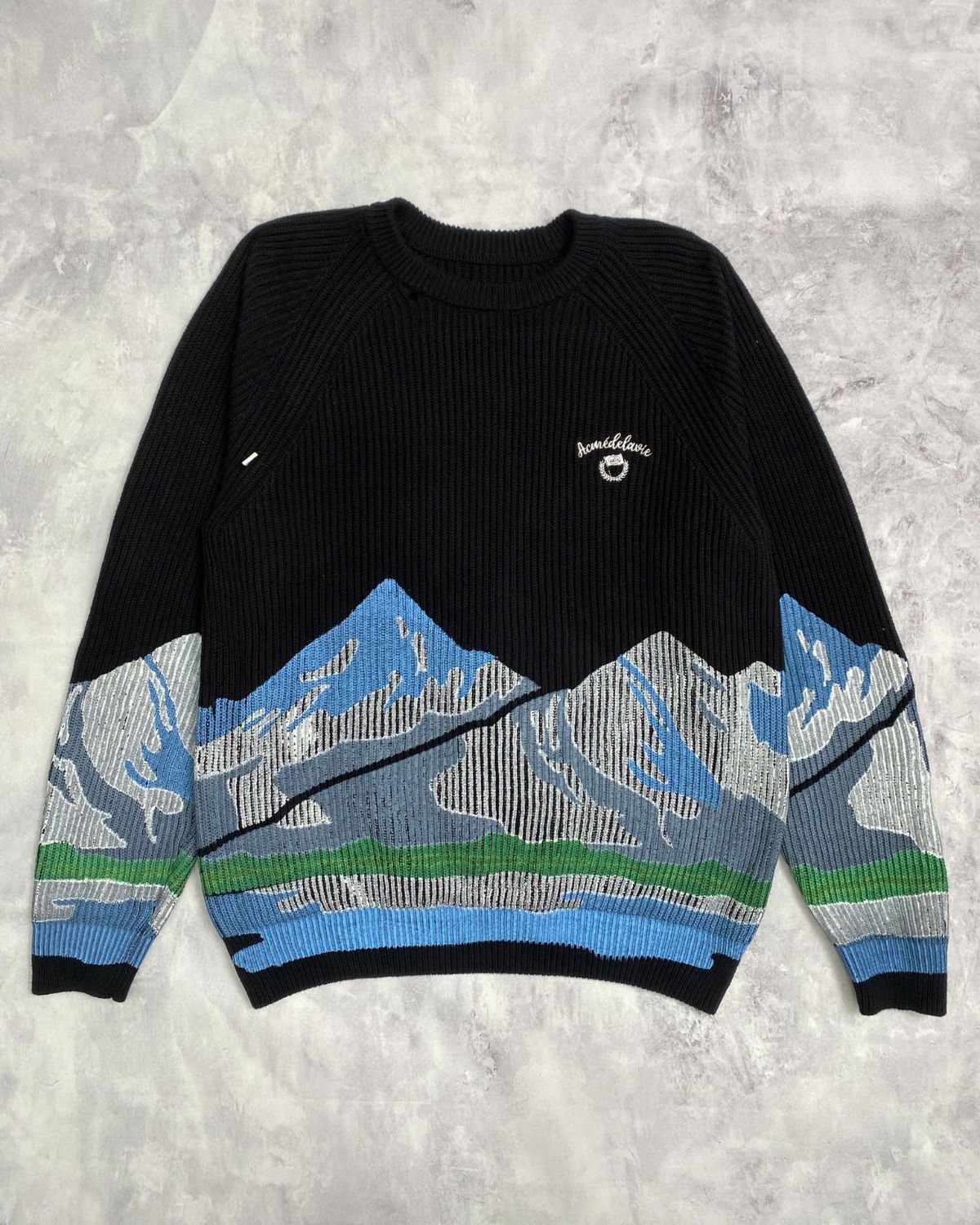 Áo Sweater Chính Hãng - Áo Len Acmé De La Vie ADLV Landscape Artwork Knit - ADLV-010