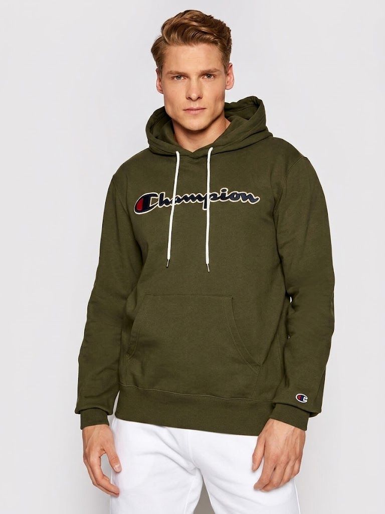 Áo Hoodie Chính Hãng - Champion Men’s Midweight Hoodie “Green” - HC160-040