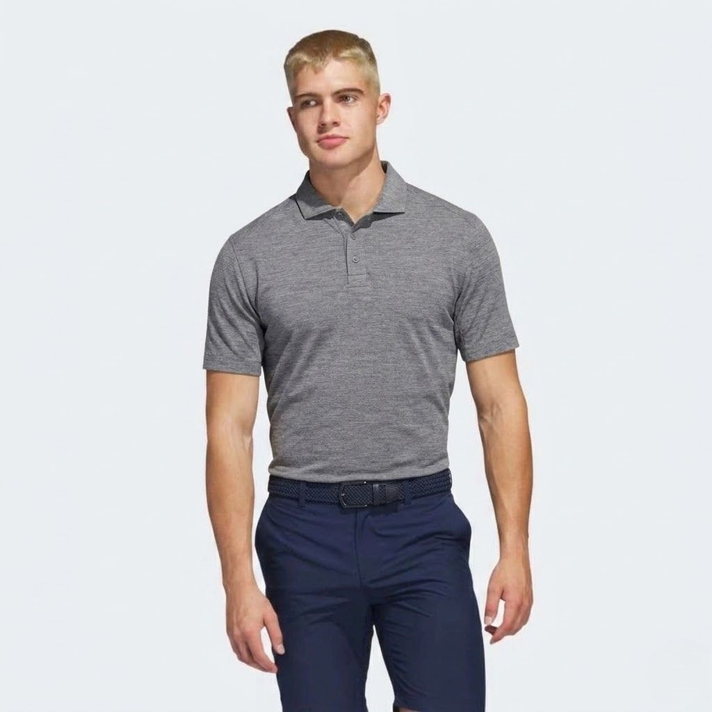 Áo Polo Chính Hãng - Travis Mathew Golf Polo Shirt 'Heather Grey' - 1MAA553-HTG