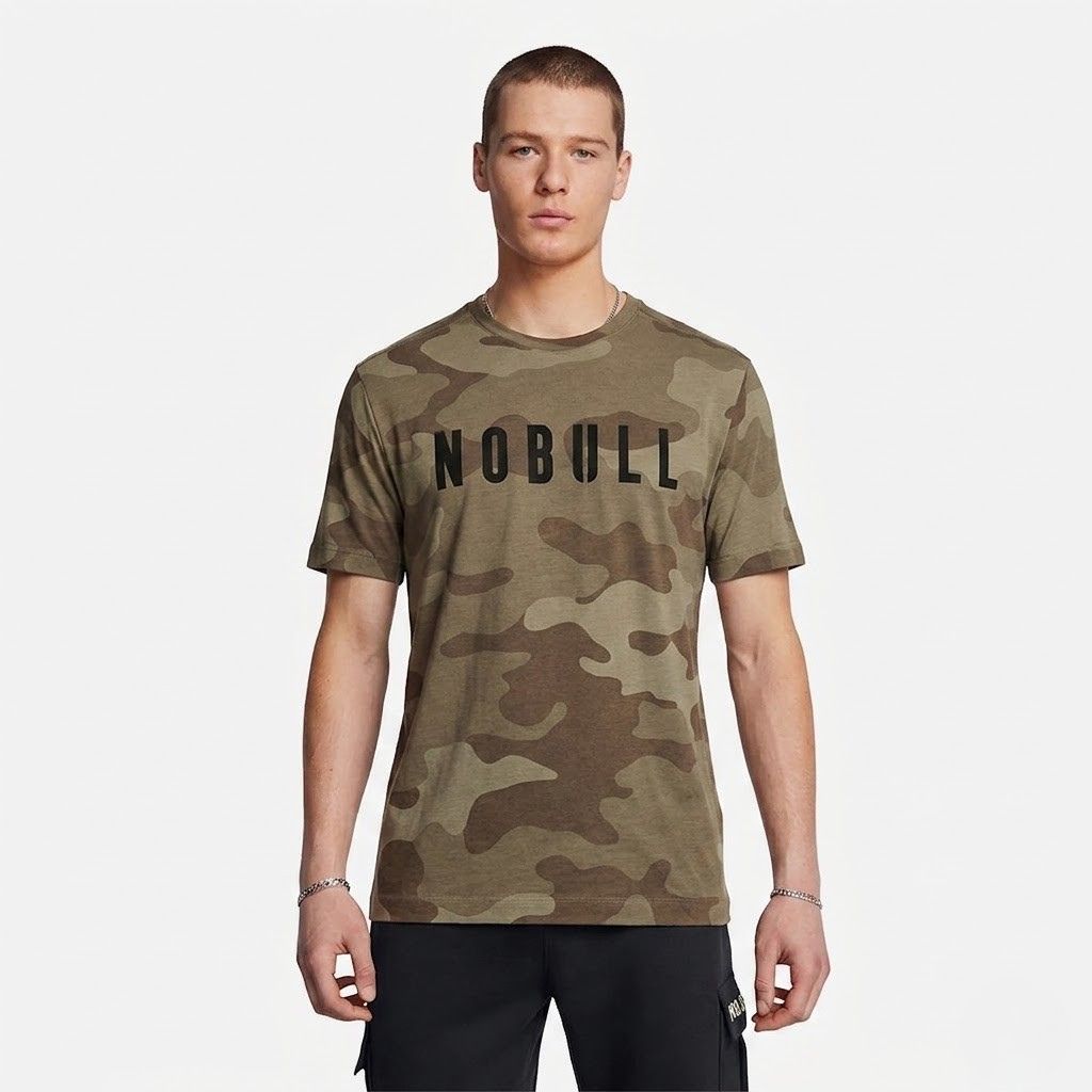 Áo Tshirts Chính Hãng - Nobull Basic Training “Green Camo