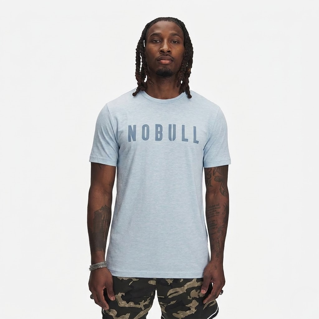 Áo Tshirts Chính Hãng - Nobull Basic Training “White Blue