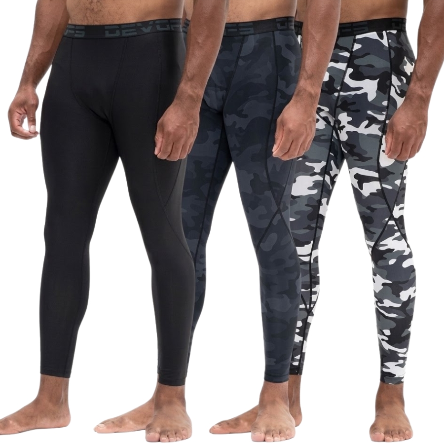 QUẦN DÀI CHÍNH HÃNG - DEVOPS Men's Compression Pants Athletic Leggings - B09XPWHWV6