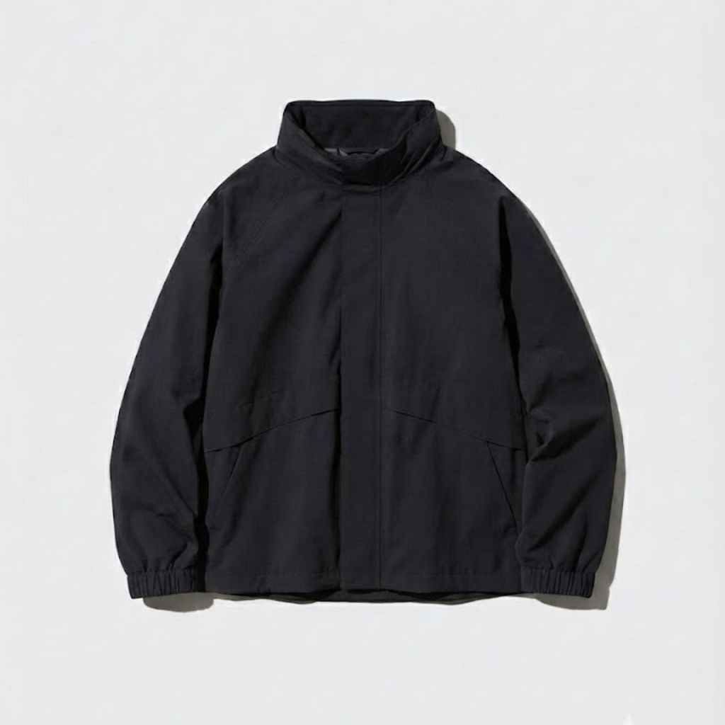 Áo Khoác Gió Chính Hãng - Uniqlo Windproof Stand Blouson 