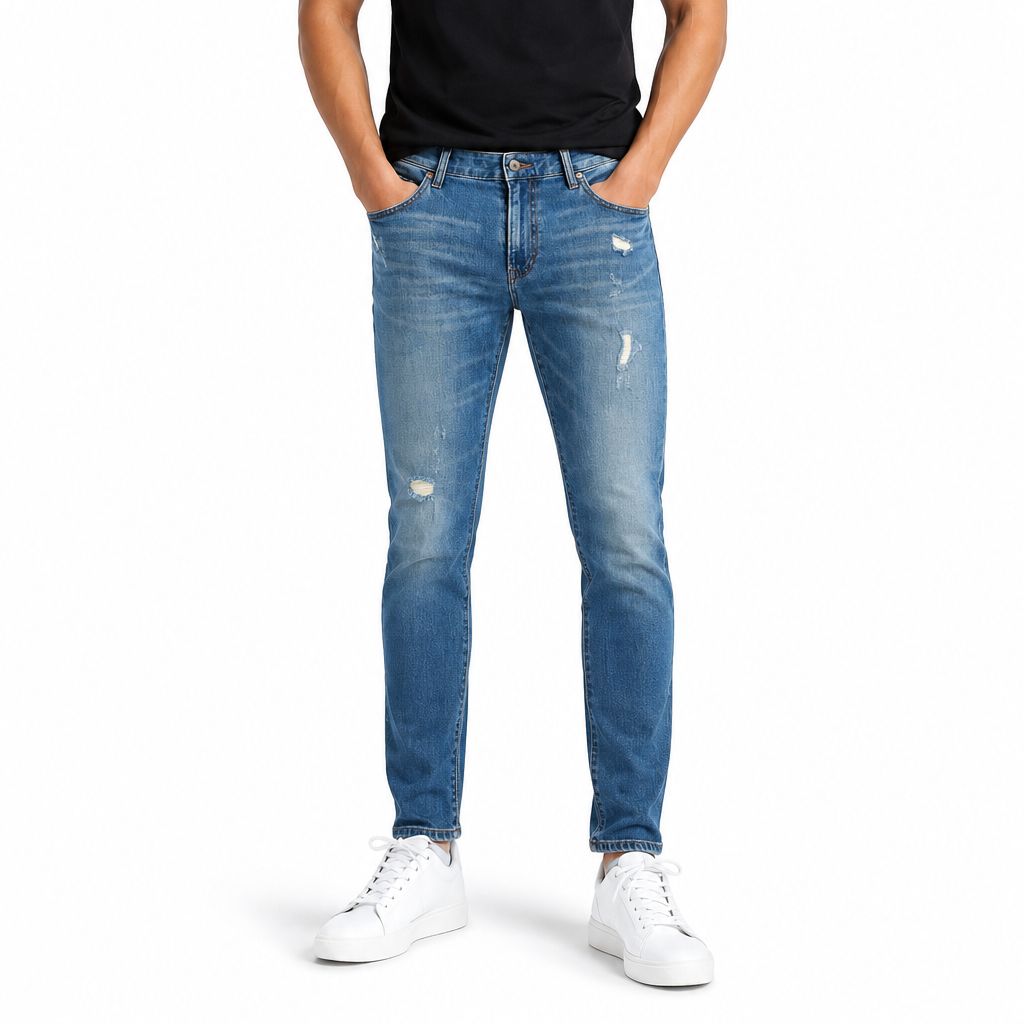 Quần Dài Chính Hãng - Uniqlo Men's Slim Fit Denim Jeans 