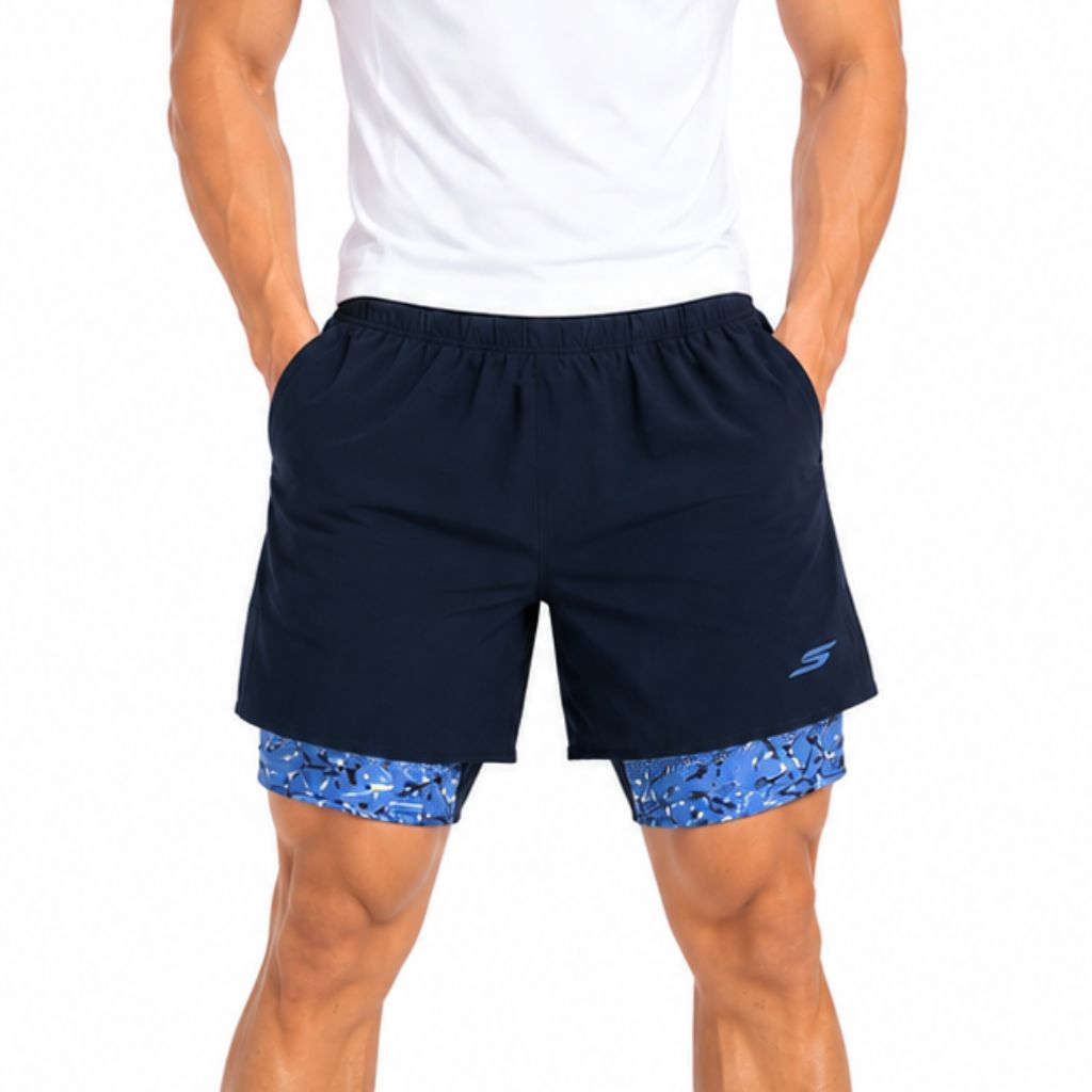Quần Shorts Chính Hãng - Skechers Performance 2-in-1 Training Shorts 