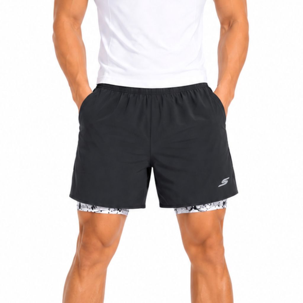 Quần Shorts Chính Hãng - Skechers Performance 2-in-1 Training Shorts 