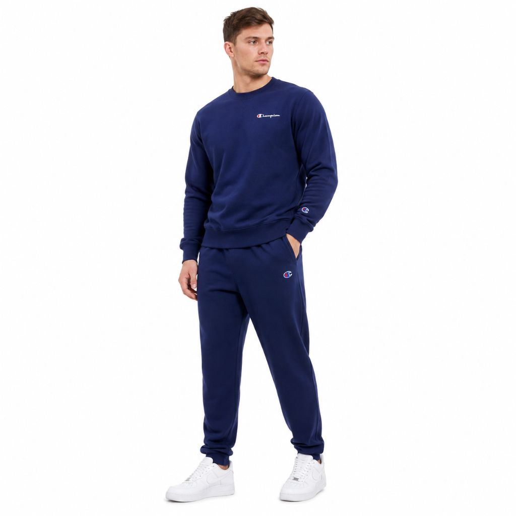 Bộ Thu Đông Chính Hãng - Champion Crewneck Sweatshirt & Sweatpants Set 