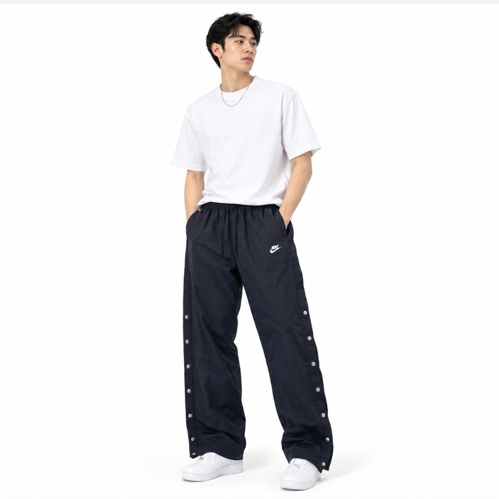 Quần Dài Chính Hãng - Nike Force Athletic Side Popper Track Suit Bottoms 
