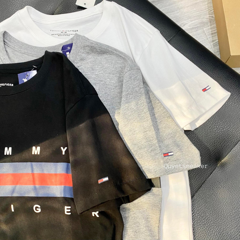 Áo Thể Thao Hè - Tommy Hilfiger Men's Regular sleeve logo t-shirt 