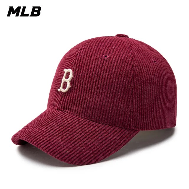 Phụ Kiện Chính Hãng - Mũ Lưỡi Trai MLB Nhung Logo B 'Red' - 3ACPWC136-43BDS