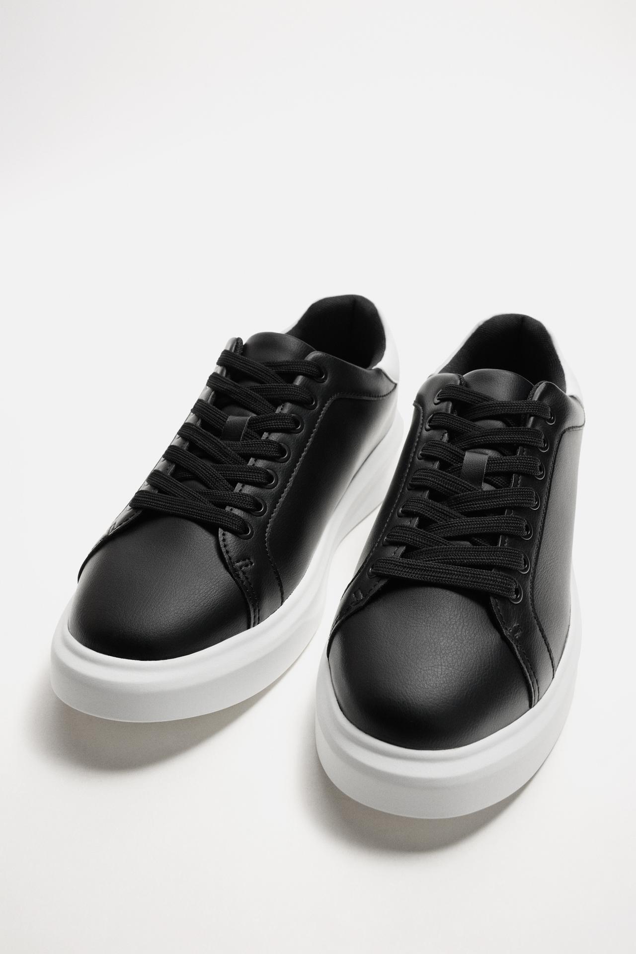 Giày Casual Chính Hãng - Zara Men's Black Platform - 2247-620-800