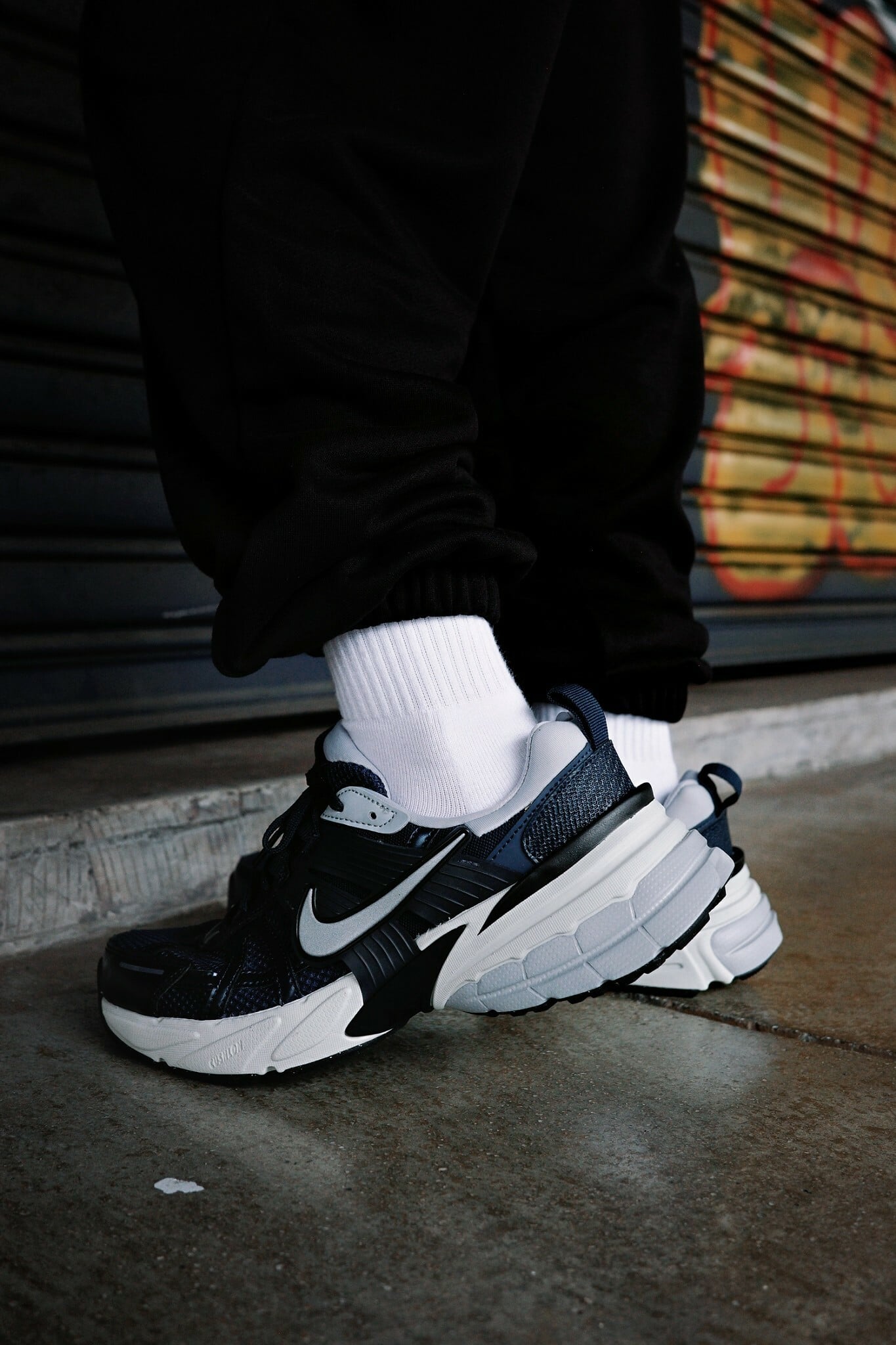 Giày Casual Chính Hãng - Nike V2K Run Thunder 'Blue Wolf Grey' - HJ4497-400