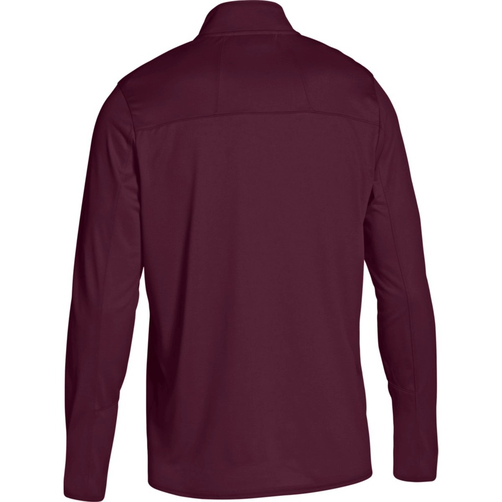 Áo Sweater Chính Hãng - Under Armour Men's Maroon Locker Quater Zip 'Dark Red' - UM1223v