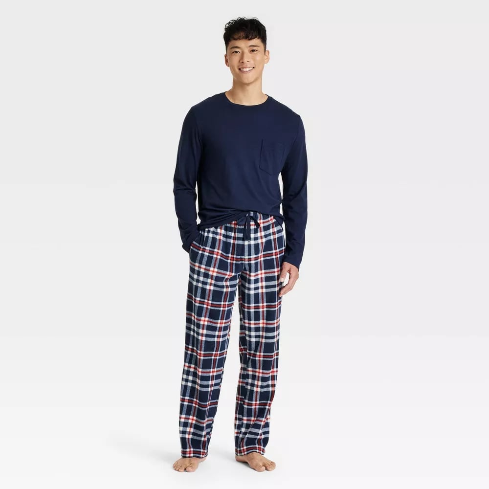 Quần Dài Chính Hãng - Quần Nỉ Bông Goodfellow & Co™   Men's Microfleece Pajama Set  ''Blue'' -  92803519