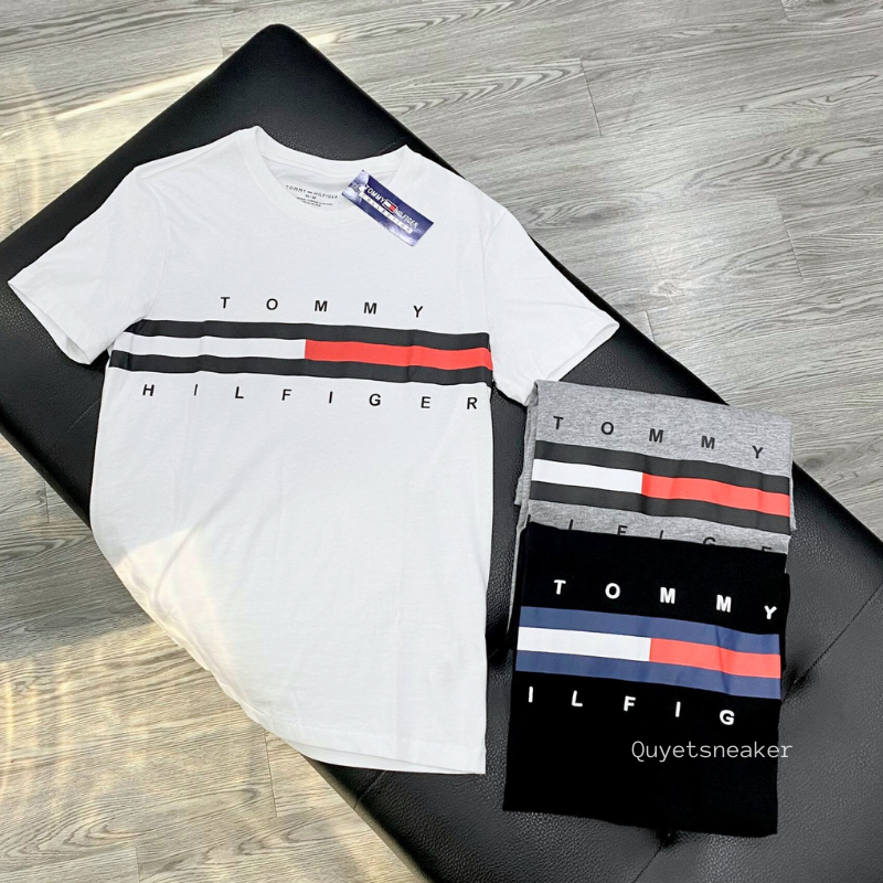 Áo Thể Thao Hè - Tommy Hilfiger Men's Regular sleeve logo t-shirt 