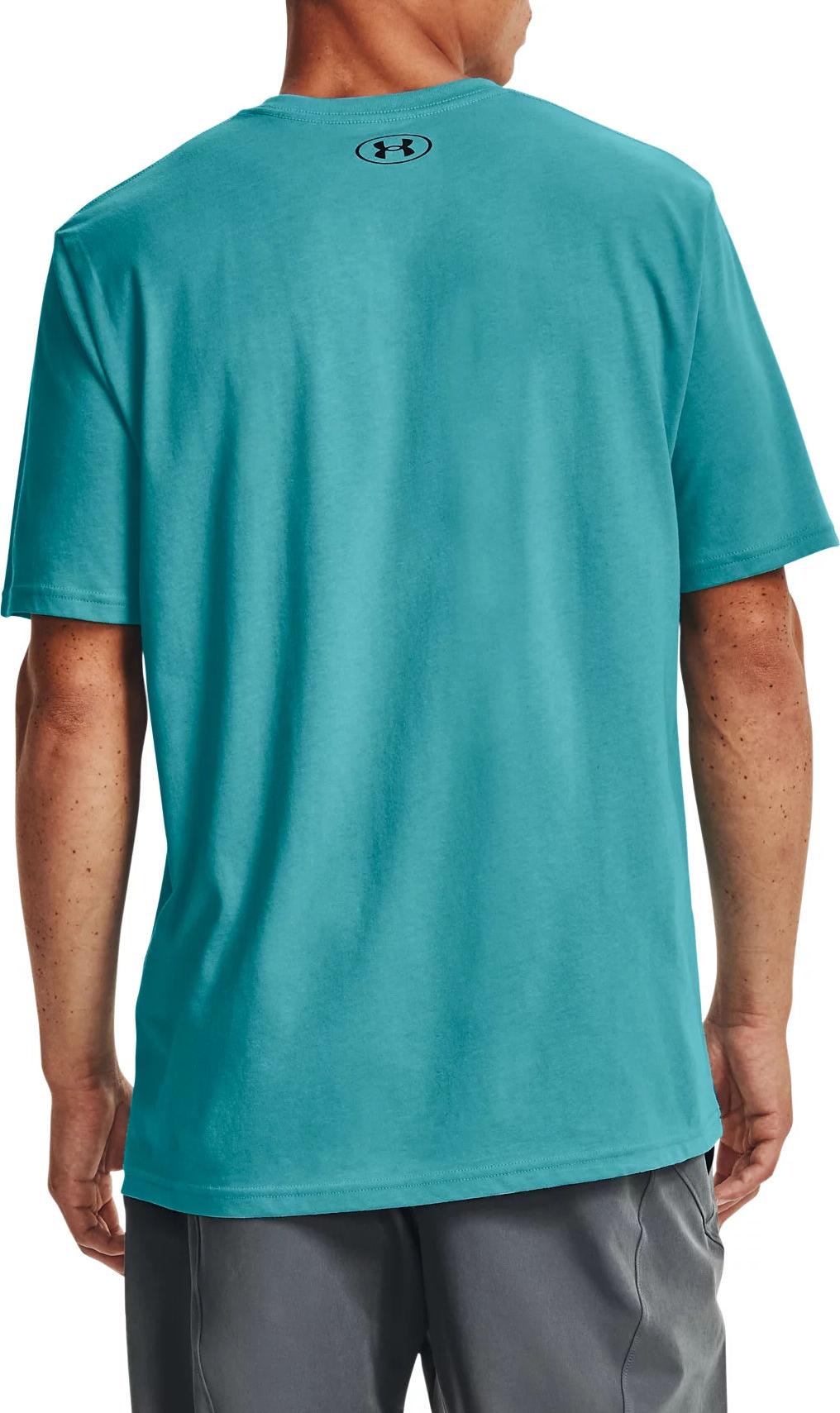 ÁO TSHIRTS CHÍNH HÃNG - Under Armour UA SPORTSTYLE LOGO SS Xanh - 1329590-476