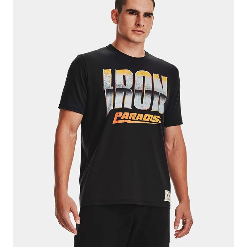 Áo Tshirts Chính Hãng - Under Armour Iron Paradise 'Black' - 1363557-001